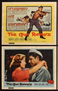 3f378 GUN RUNNERS 8 LCs '58 Audie Murphy, directed by Don Siegel, written by Ernest Hemingway!