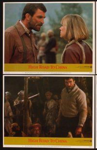 3f398 HIGH ROAD TO CHINA 8 LCs '83 images of aviator Tom Selleck & Bess Armstrong!
