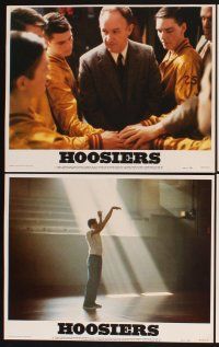 3f404 HOOSIERS 8 LCs '86 Indiana college sports, best basketball movie ever, great images!