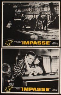 3f422 IMPASSE 8 LCs '69 cool action images of Burt Reynold, Miko Mayama, Anne Francis!