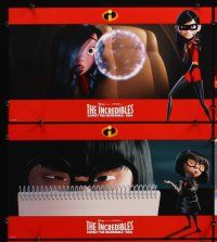 3f427 INCREDIBLES 8 advance LCs '04 Disney/Pixar animated sci-fi superhero family!