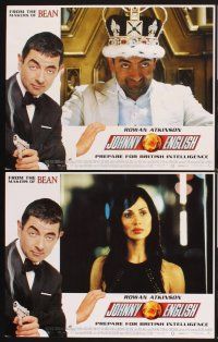 3f449 JOHNNY ENGLISH 8 LCs '03 Natalie Imbruglia, Ben Miller, Rowan Atkinson in title role!