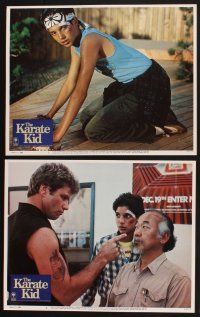 3f454 KARATE KID 8 LCs '84 Pat Morita, Ralph Macchio, teen martial arts classic!