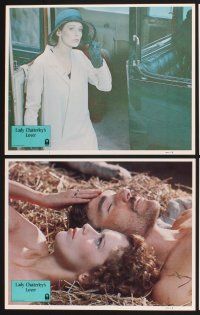 3f467 LADY CHATTERLEY'S LOVER 8 LCs '81 sexy Sylvia Kristel, D.H. Lawrence erotic classic!