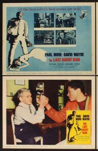 3f472 LAST ANGRY MAN 8 LCs '59 Paul Muni is a dedicated doctor from the slums exploited by TV!