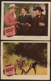 3f900 LAWLESS EMPIRE 6 LCs '45 Mildred Law, Dub Taylor, Charles Starrett as The Durango Kid!