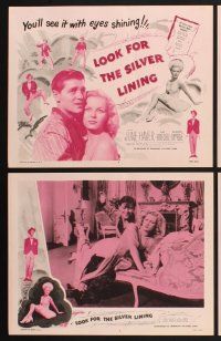3f494 LOOK FOR THE SILVER LINING 8 LCs R56 June Haver & Ray Bolger dancing, Gordon MacRae