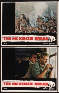 3f518 McKENZIE BREAK 8 LCs '71 Brian Keith in the ultimate World War II escape film!