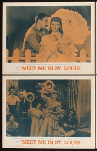 3f520 MEET ME IN ST. LOUIS 8 LCs R62 Judy Garland, Tom Drake, classic musical!