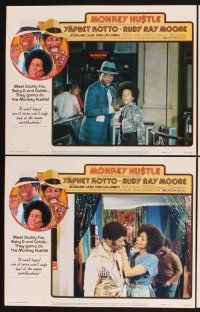 3f534 MONKEY HUSTLE 8 LCs '76 Rudy Ray Moore, Yaphet Kotto & Rosalind Cash!