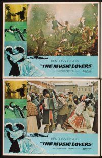 3f545 MUSIC LOVERS 8 LCs '71 directed by Ken Russell, Richard Chamberlain & Glenda Jackson!