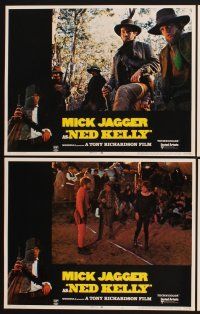3f551 NED KELLY 8 LCs '70 Mick Jagger as legendary Australian bandit, Tony Richardson