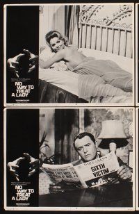 3f561 NO WAY TO TREAT A LADY 8 LCs '68 Rod Steiger, sexy Lee Remick & George Segal!