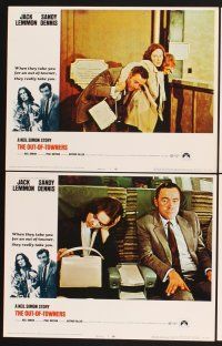 3f577 OUT-OF-TOWNERS 8 LCs '70 Jack Lemmon, Sandy Dennis, written by Neil Simon!