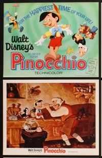 3f087 PINOCCHIO 9 LCs R71 Disney classic fantasy cartoon about a wooden boy who wants to be real!