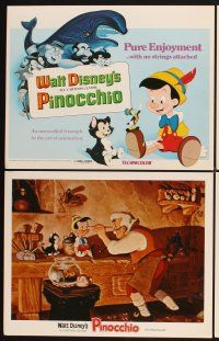 3f595 PINOCCHIO 8 LCs R78 Disney classic fantasy cartoon about a wooden boy who wants to be real!