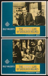 3f608 PRIVATE LIFE OF SHERLOCK HOLMES 8 LCs '71 Billy Wilder, Robert Stephens, Colin Blakely