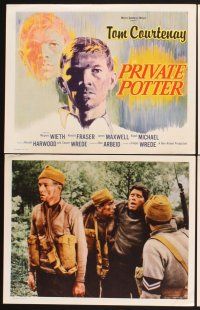 3f609 PRIVATE POTTER 8 LCs '62 soldier Tom Courtenay has a religious experience!