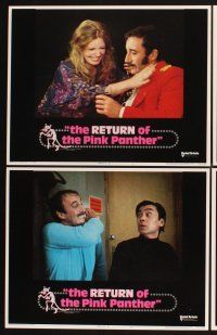 3f630 RETURN OF THE PINK PANTHER 8 LCs '75 Peter Sellers as Inspector Jacques Clouseau!