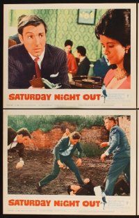 3f653 SATURDAY NIGHT OUT 8 LCs '64 Heather Sears, Bernard Lee, The Searchers!