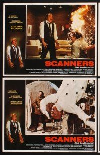 3f657 SCANNERS 8 LCs '81 David Cronenberg, Jennifer O'Neill, in 20 seconds your head explodes!