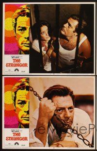 3f890 STRANGER 7 LCs '68 Luchino Visconti's Lo Straniero, Marcello Mastroianni!