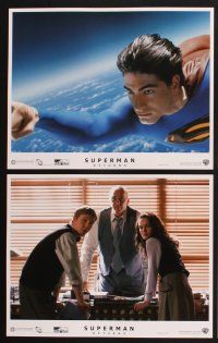 3f735 SUPERMAN RETURNS 8 LCs '06 Bryan Singer, Brandon Routh, Kate Bosworth, Kevin Spacey
