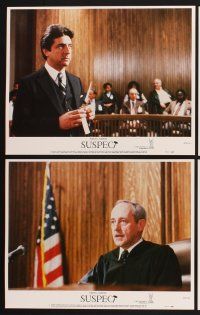 3f738 SUSPECT 8 LCs '87 lawyer Cher, Dennis Quaid, Liam Neeson, Joe Mantegna