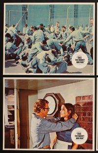 3f746 TAKE THE MONEY & RUN 8 LCs '69 Woody Allen classic mockumentary, Janet Margolin!