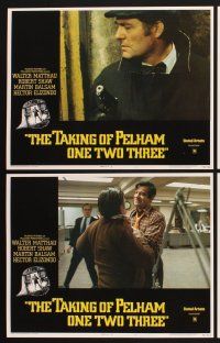3f747 TAKING OF PELHAM ONE TWO THREE 8 LCs '74 Walter Matthau, Robert Shaw, Martin Balsam