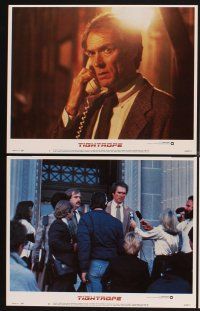 3f776 TIGHTROPE 8 LCs '84 Clint Eastwood is a cop on the edge, Genevieve Bujold!