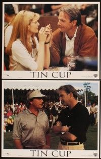 3f779 TIN CUP 8 LCs '96 Kevin Costner, sexy Rene Russo, Cheech Marin, Don Johnson, golf!