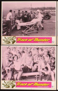 3f793 TRACK OF THUNDER 8 LCs '67 Tom Kirk, cool images of early NASCAR stock car racing!