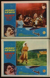 3f821 VISIT TO A SMALL PLANET 8 LCs '60 wacky alien Jerry Lewis saucers down to Earth from space!