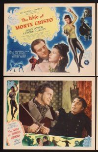 3f854 WIFE OF MONTE CRISTO 8 LCs '46 Edgar Ulmer directed, Lenore Aubert conquers with her sword!