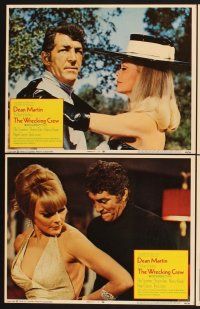 3f869 WRECKING CREW 8 LCs '69 Dean Martin as spy w/sexy Sharon Tate, Elke Sommer!
