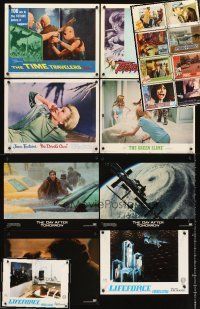 3g018 LOT OF 17 SCI-FI LOBBY CARDS '50s-00s Time Travelers, Green Slime, Exorcist & more!
