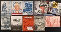 3g036 LOT OF 20 DANISH PROGRAMS '38 - '41 lots of cool different images & artwork!