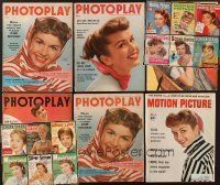 3g041 LOT OF 18 MOVIE MAGAZINES WITH DEBBIE REYNOLDS COVERS '52 - '64 Photoplay, Movieland & more!
