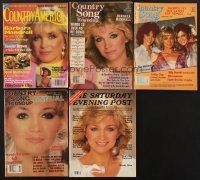 3g043 LOT OF 5 MAGAZINES WITH BARBARA MANDRELL COVERS '82 - '92 Country America, Country Song