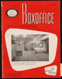 3g065 BOX OFFICE exhibitor magazine May 7, 1955 Mister Roberts, Love Me or Leave Me!
