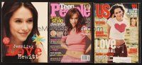 3g044 LOT OF 3 MAGAZINES WITH JENNIFER LOVE HEWITT COVERS '99 Scene, Teen People & Us!