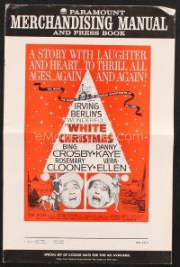 3g268 WHITE CHRISTMAS pressbook R61 Bing Crosby, Danny Kaye, Clooney, Vera-Ellen, musical classic!