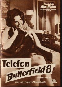 3g275 BUTTERFIELD 8 German program '60 different images of sexy callgirl Elizabeth Taylor!