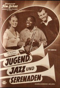 3g279 KAERLIGHEDENS MELODI German program '60 Danish musical romance with Louis Armstrong!