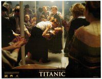 3h800 TITANIC 11x14 still '97 Leonardo DiCaprio dances with Kate Winslet on ship, James Cameron!