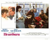 3h431 HEARTBURN English LC '86 Meryl Streep shows her ring to guests, directed by Mike Nichols!