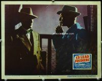 3h118 13 LEAD SOLDIERS LC #8 '48 moody close up of Tom Conway as detective Bulldog Drummond!