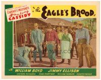 3h323 EAGLE'S BROOD LC R46 William Boyd as Hopalong Cassidy stares down bad guy in city street!