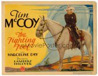 3h027 FIGHTING FOOL TC '32 full-length sheriff Tim McCoy on horseback in desert!
